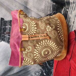 Lucky brand drawstring backpack